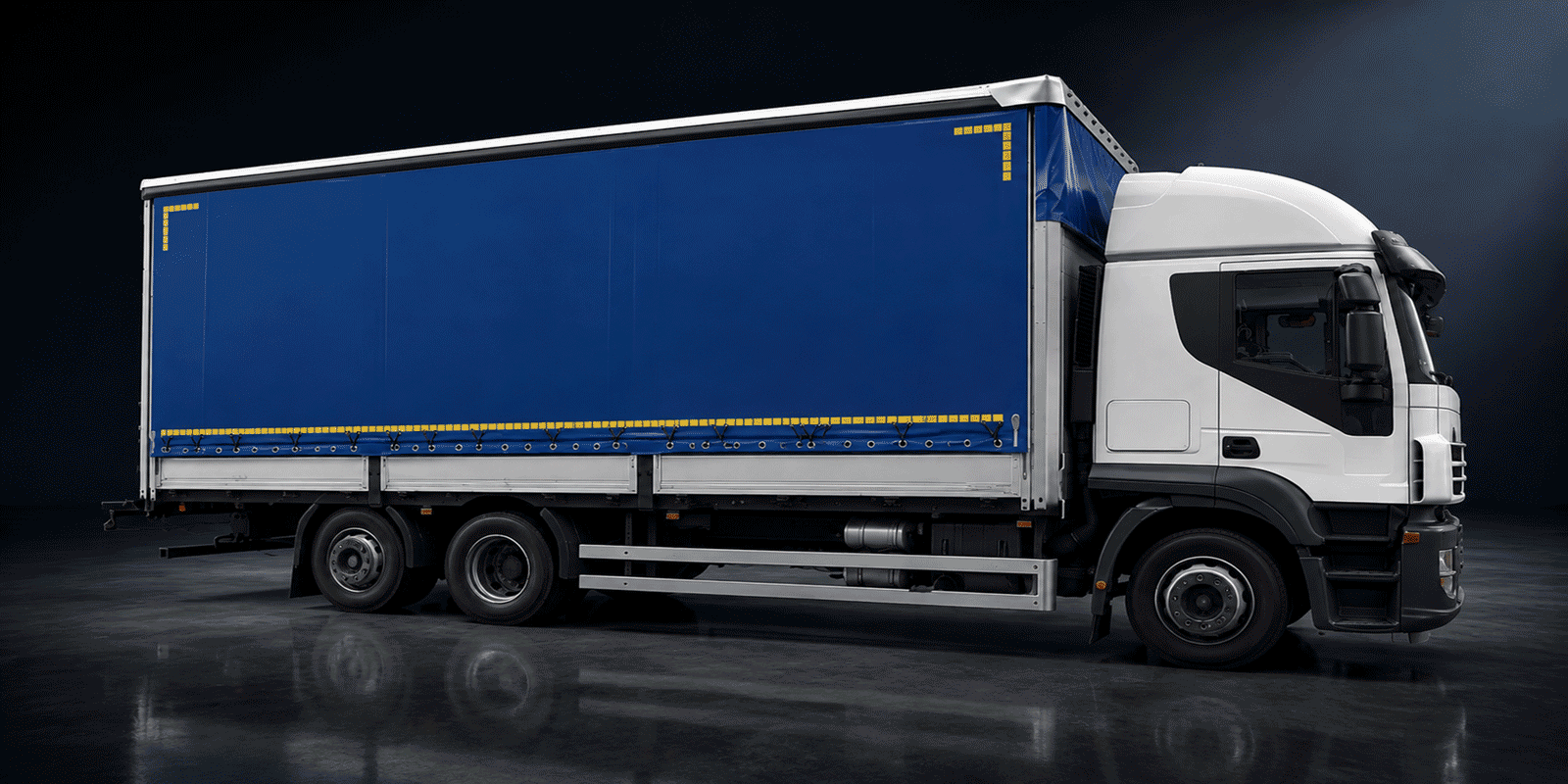 Curtainsider sides with flaps