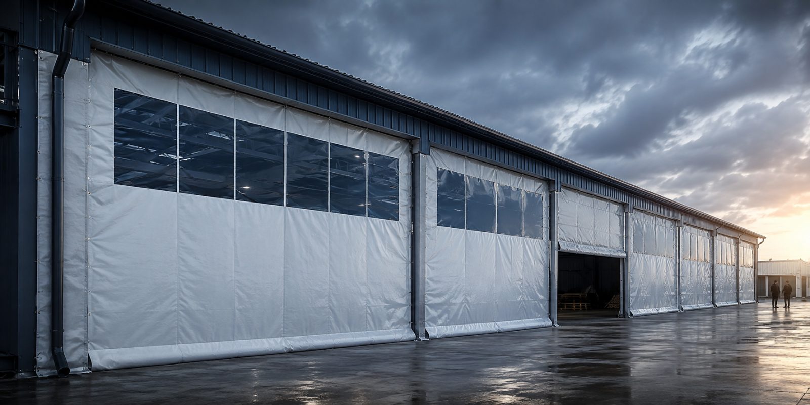 Curtains for warehouses and industrial premises