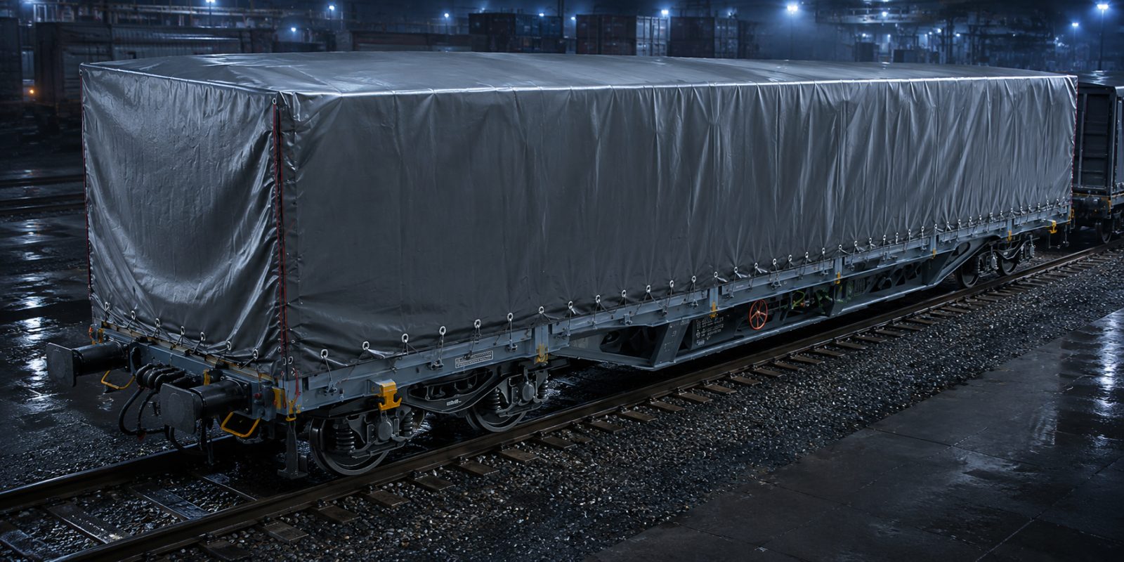 Railway wagon covers 2