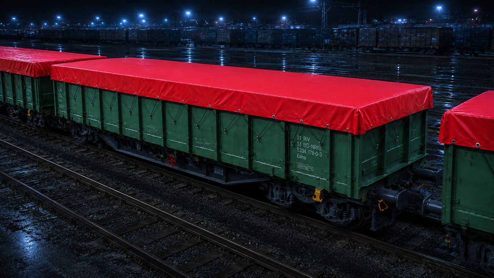 Railway wagon covers
