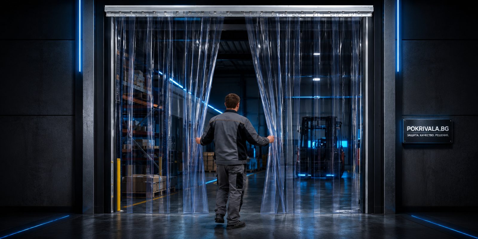 Industrial strip curtains